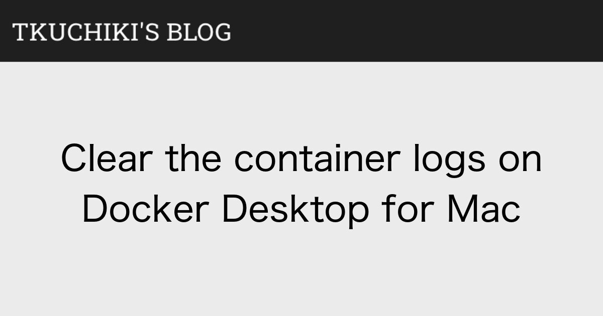 where are the docker daemon logs on a mac